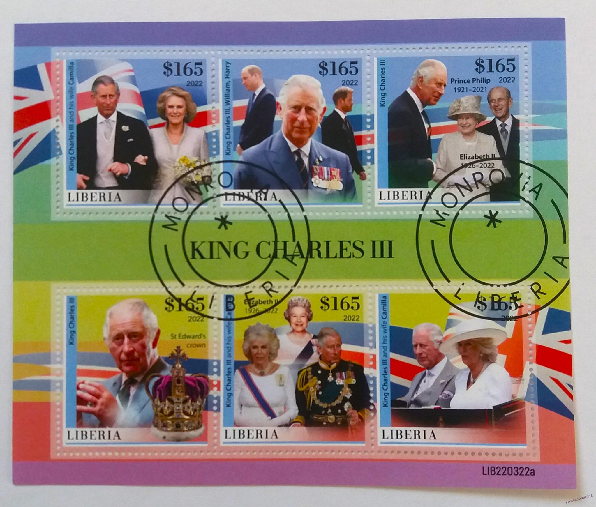 Aršík - Liberia - Král Charles III