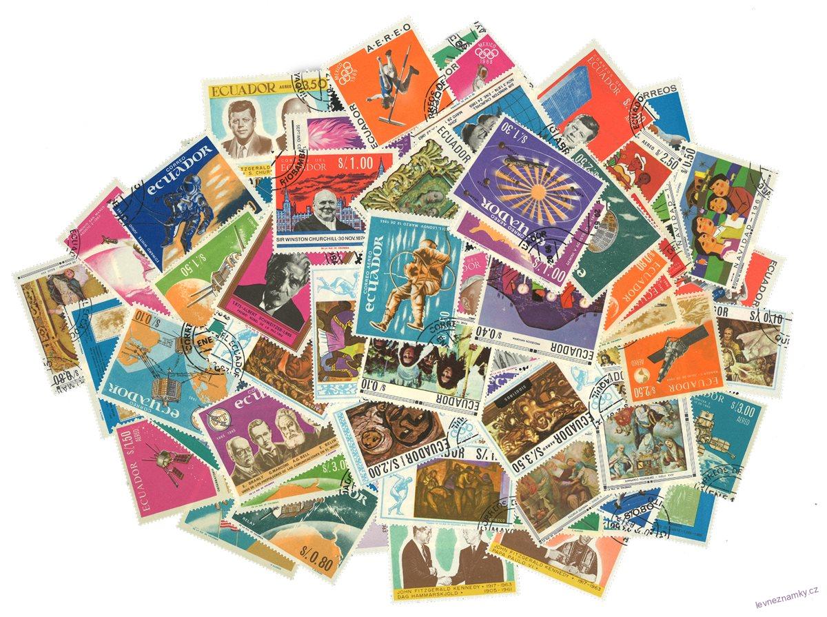 Balíček známek - Ekvádor 1966 - 1968 - 15 sad