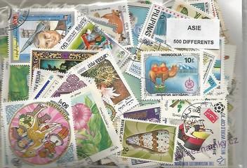 Balíček známek - Asie - 500 ks