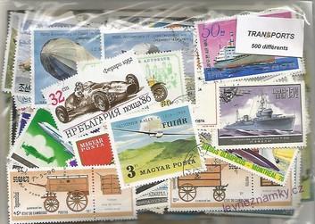Balíček známek - doprava - 500 ks