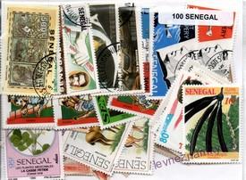 Balíček známek - Senegal - 100 ks
