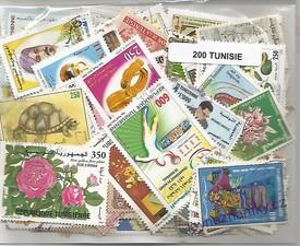 Balíček známek - Tunisko - 200 ks