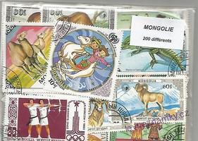 Balíček známek - Mongolia - 200 ks