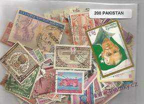 Balíček známek - Pakistan - 200 ks