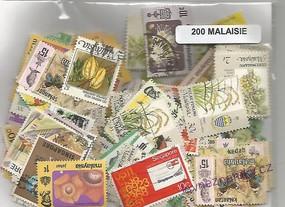 Balíček známek - Malajsie - 200 ks
