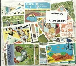 Balíček známek - Amerika - 200 ks
