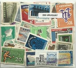 Balíček známek - Uruguay - 200 ks