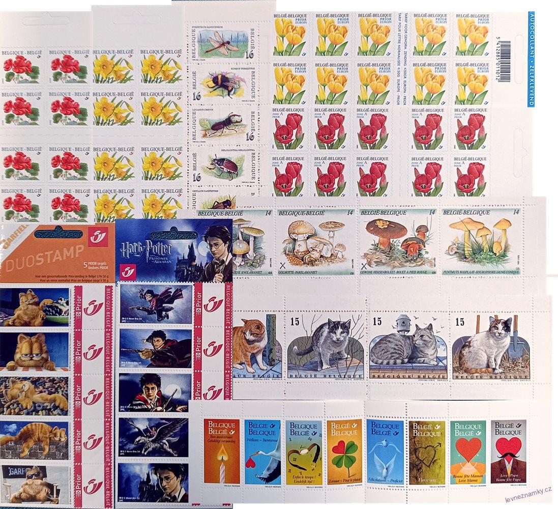 Známkové sešitky - Belgie - 1991 - 2001 - 10 ks