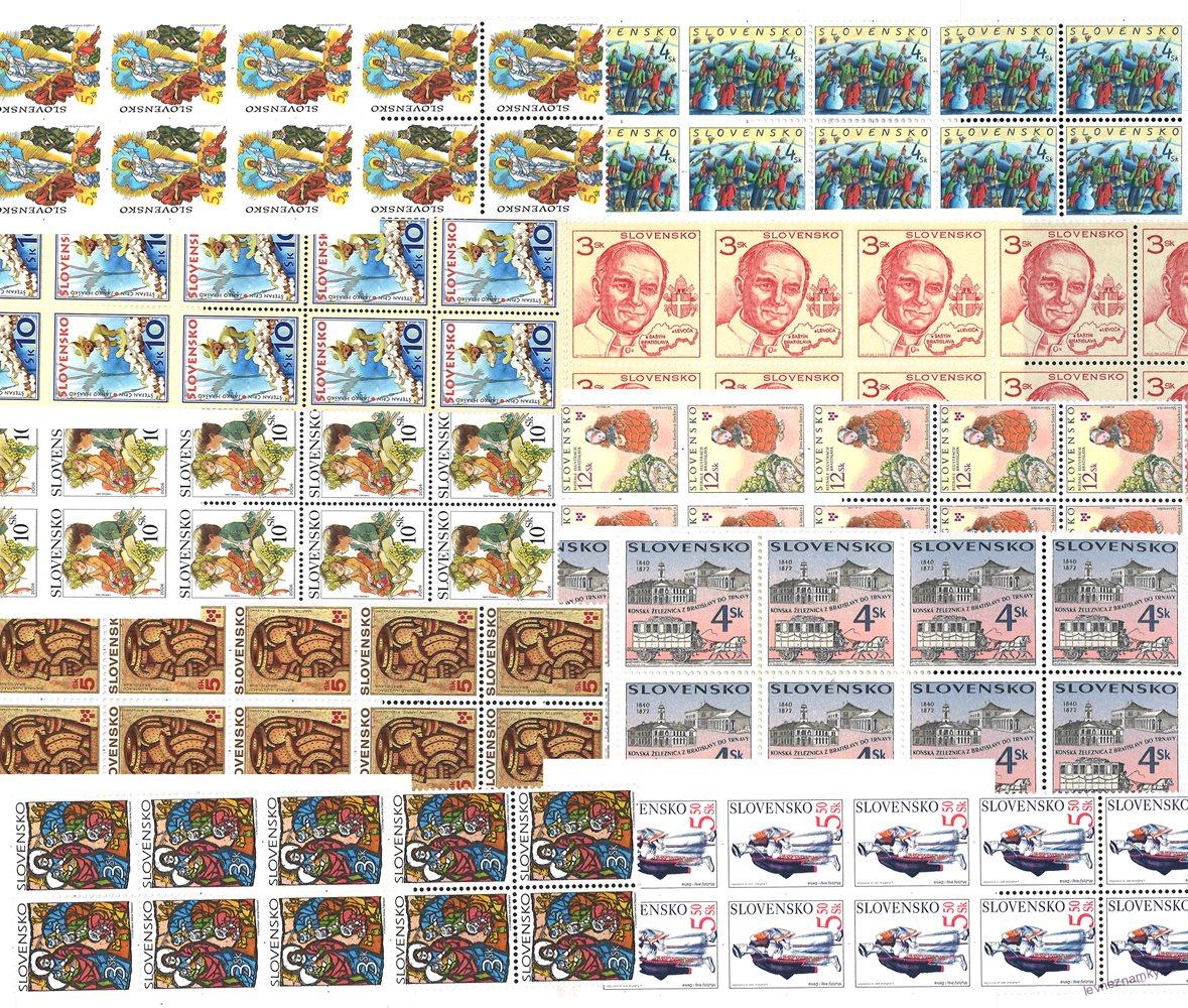 Známkové sešitky - Slovensko - 1993 - 2007 - 10 ks