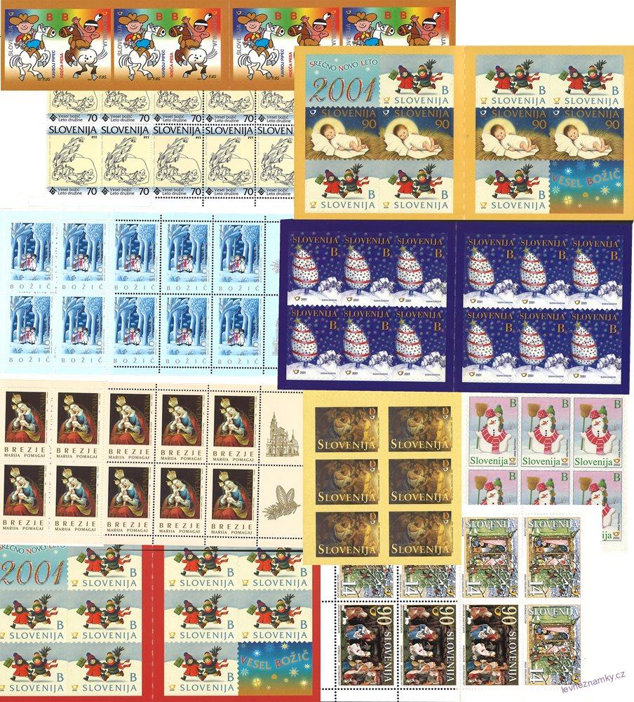 Známkové sešitky - Slovinsko - 1995 - 2006 - 10 ks