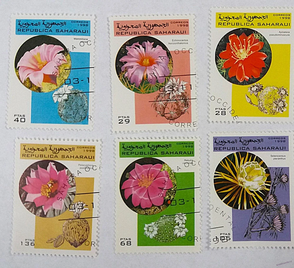 Sestava známek - Saharaui - flóra