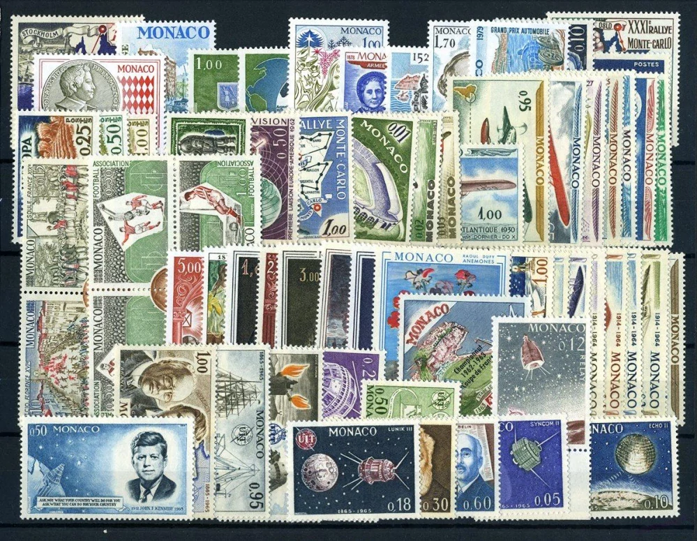 Sbírka známek - Monako 1960 - 1980 - čisté