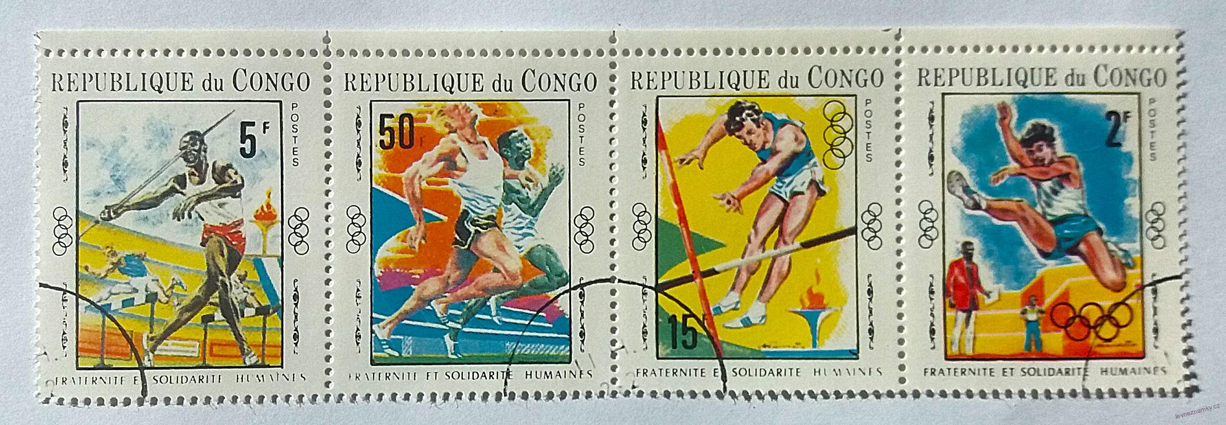Sestava známek - Congo - sport