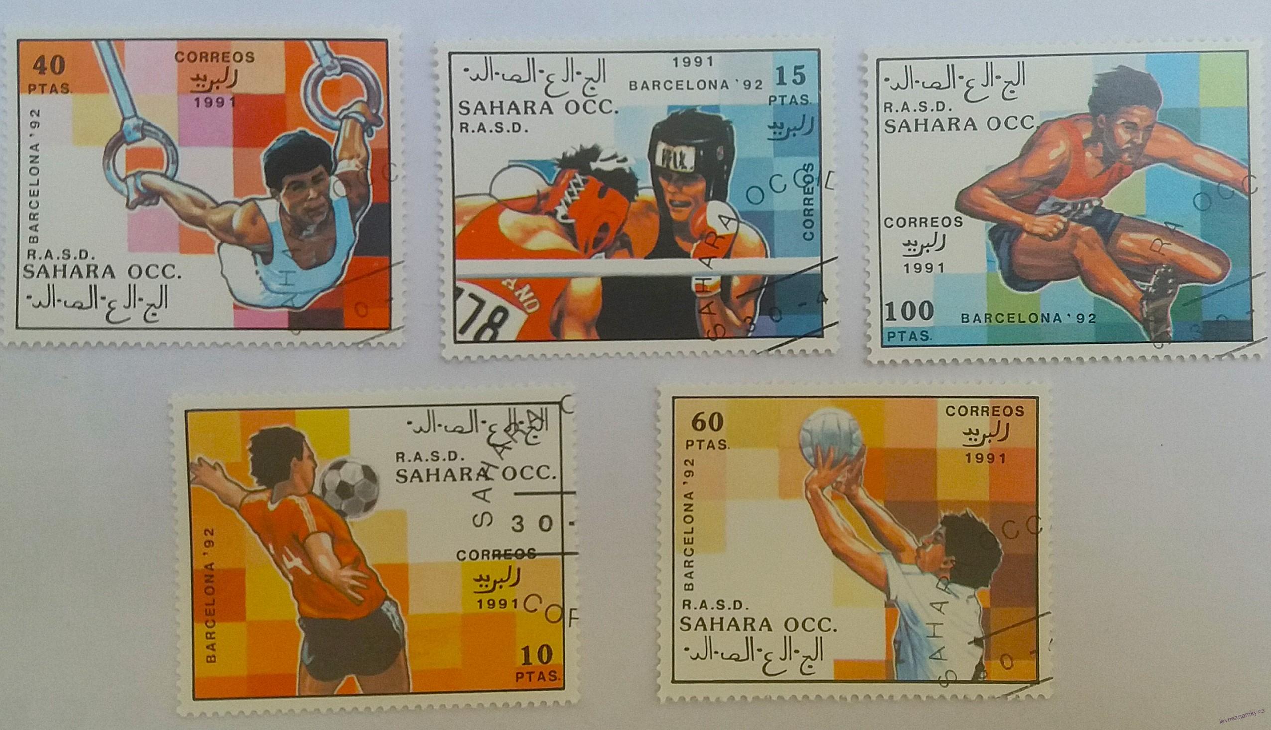 Sestava známek - Sahara - sport