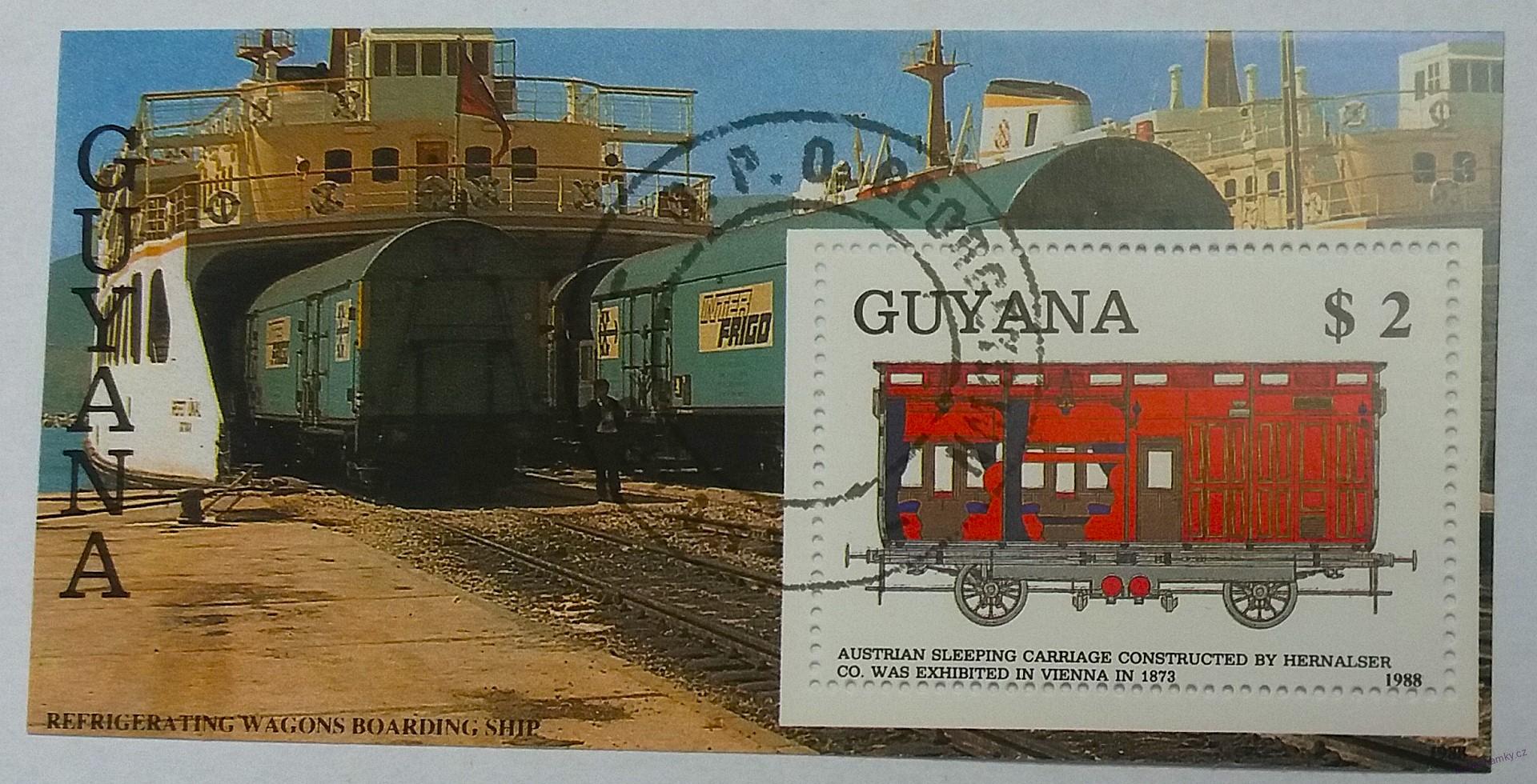 Aršík - Guyana - vlaky