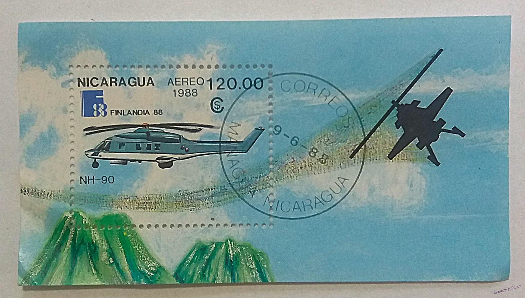 Aršík Nicaragua - vrtulníky