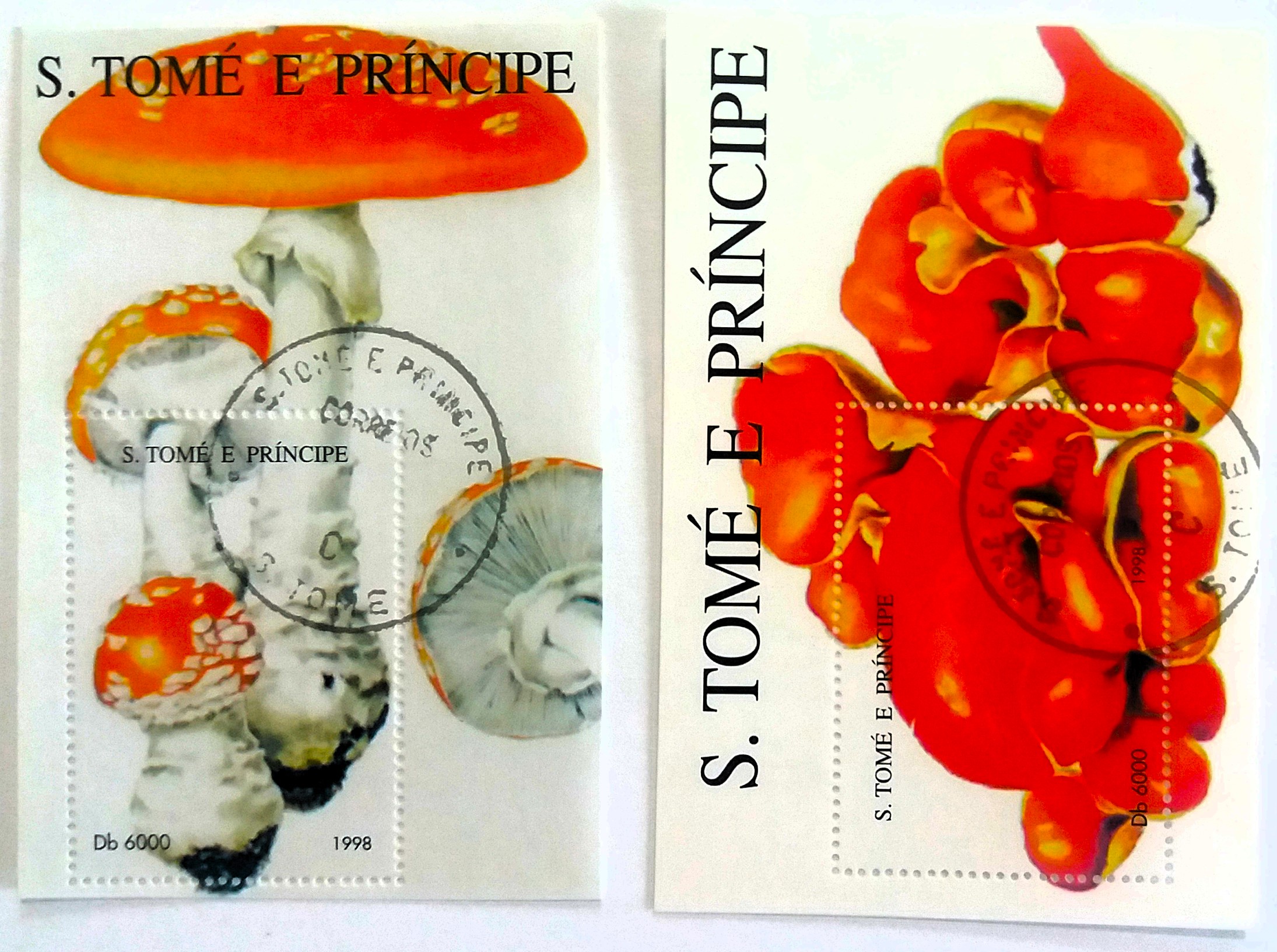 Sada aršíků S.Tomé E Príncipe - houby