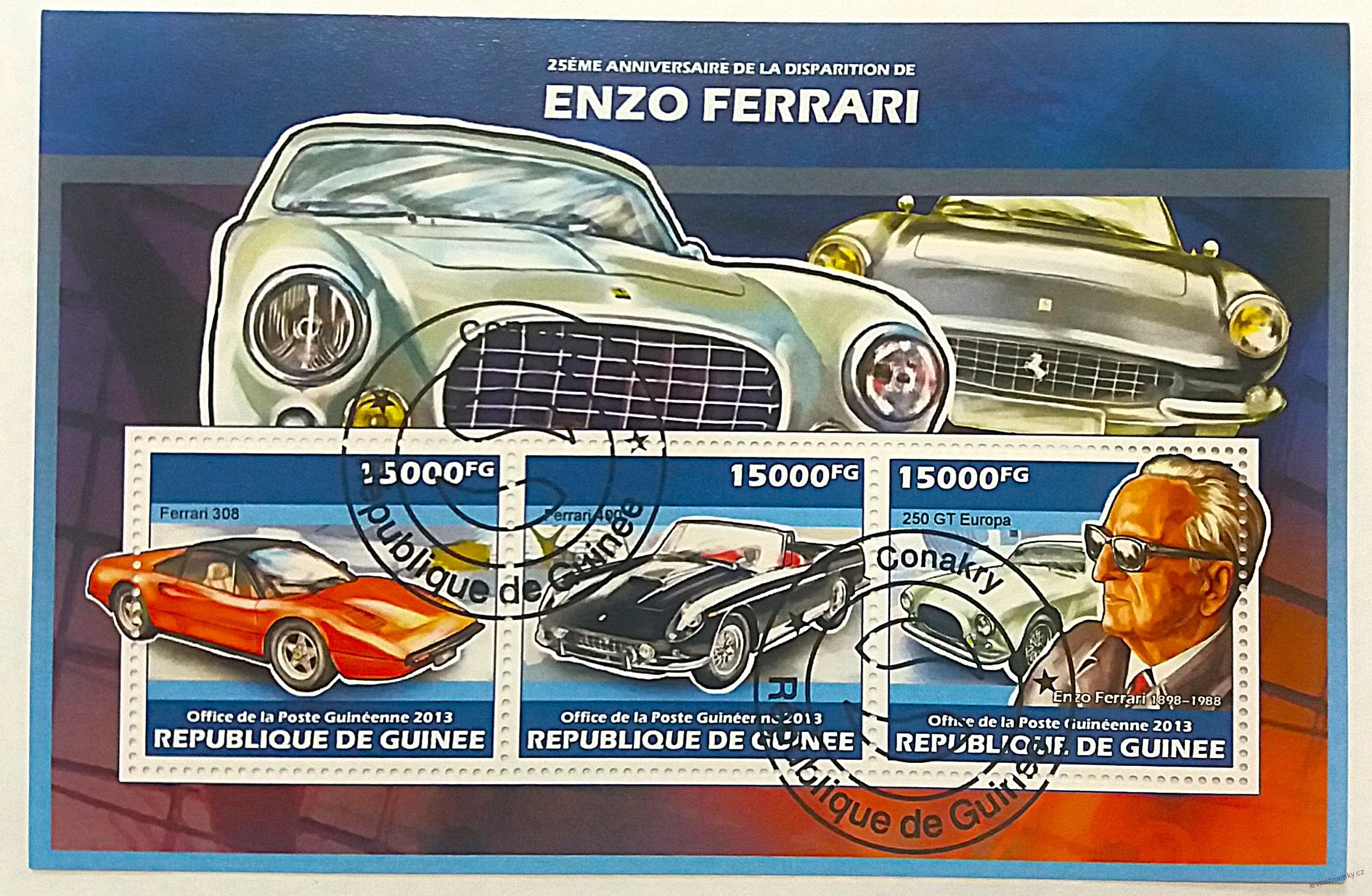 Aršík Guinee - auta, Ferrari