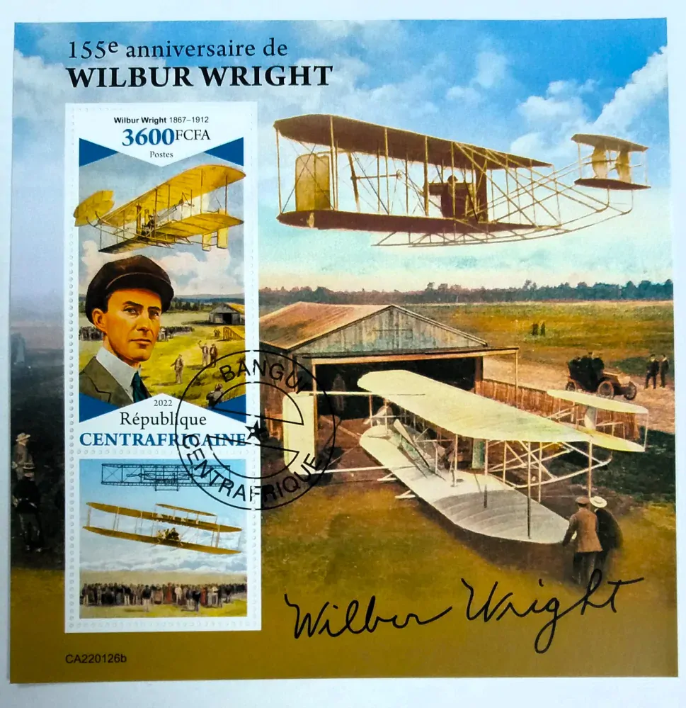 Aršík Centrafrica - letectví, Wright