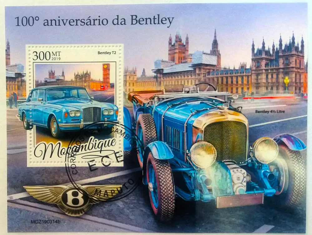 Aršík Mozambik - auta Bentley