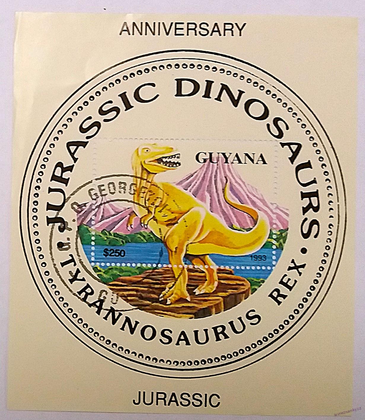Aršík - Guyana - dinosauři