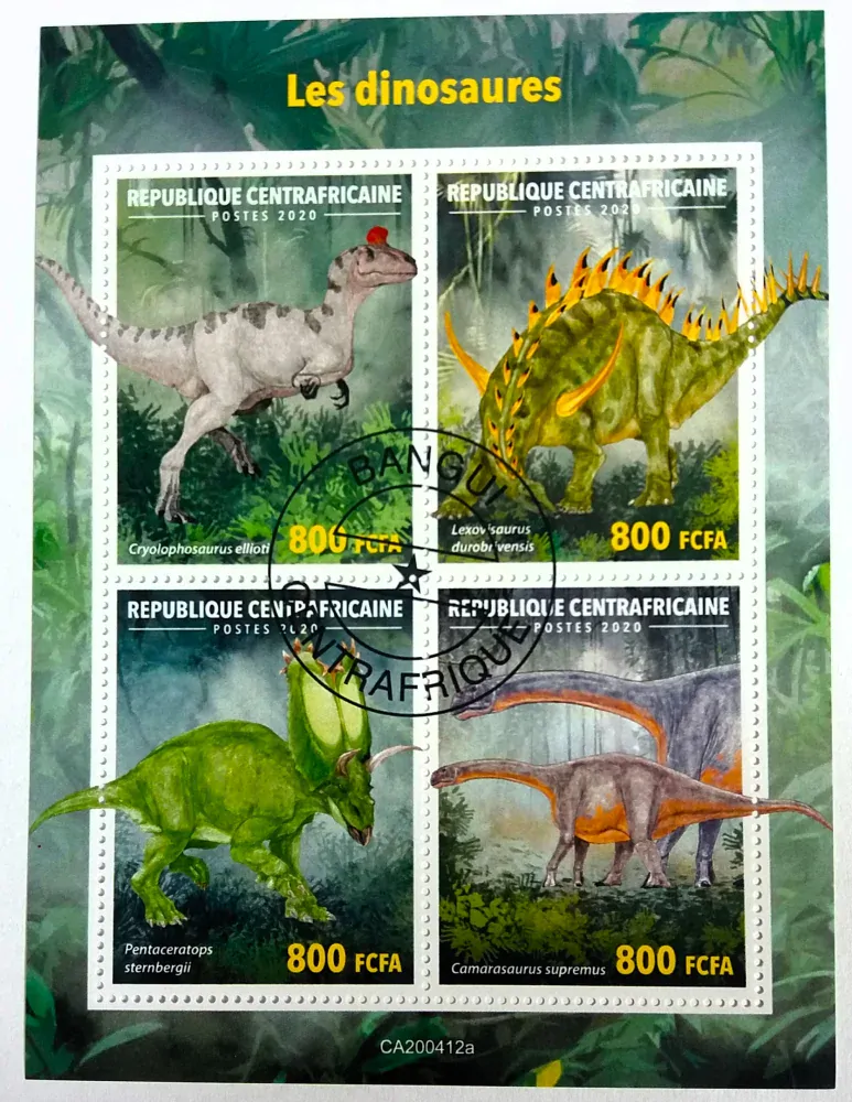 Aršík Centrafrica - dinosauři