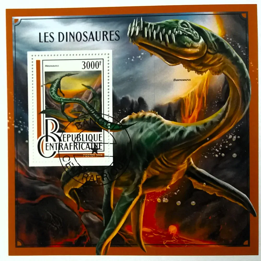 Aršík Centrafrica - dinosauři