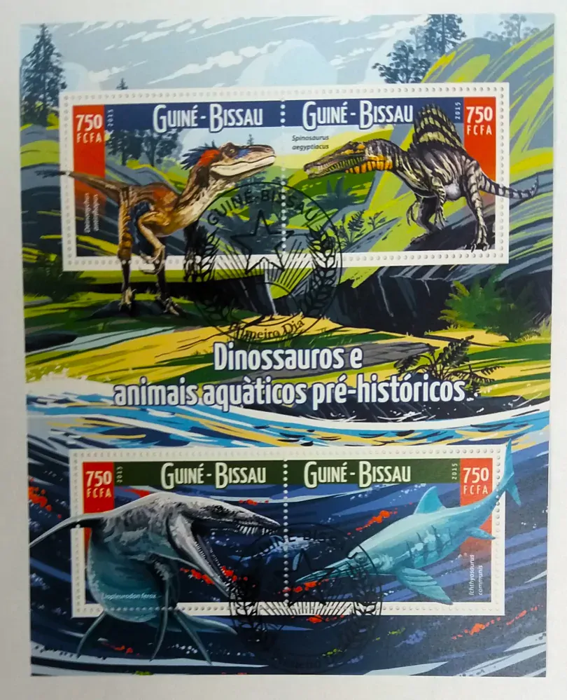 Aršík Guiné-Bissau - dinosauři