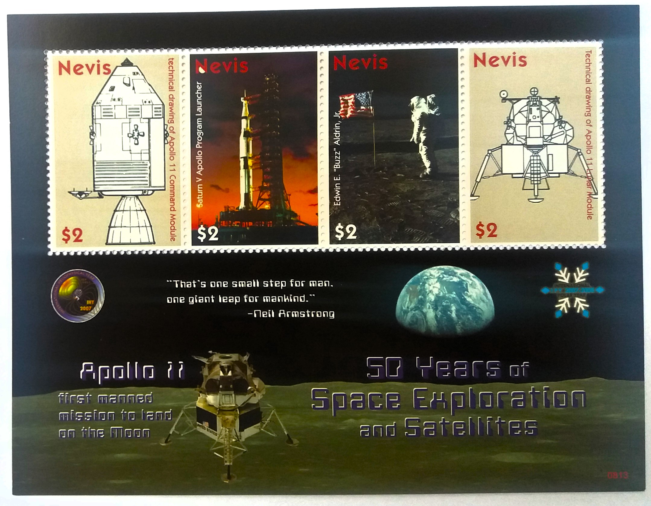 Aršík Nevis - kosmos