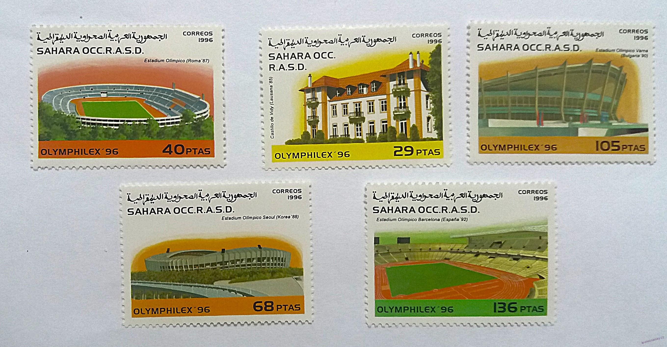 Sestava známek - Sahara - Olymphilex - čisté