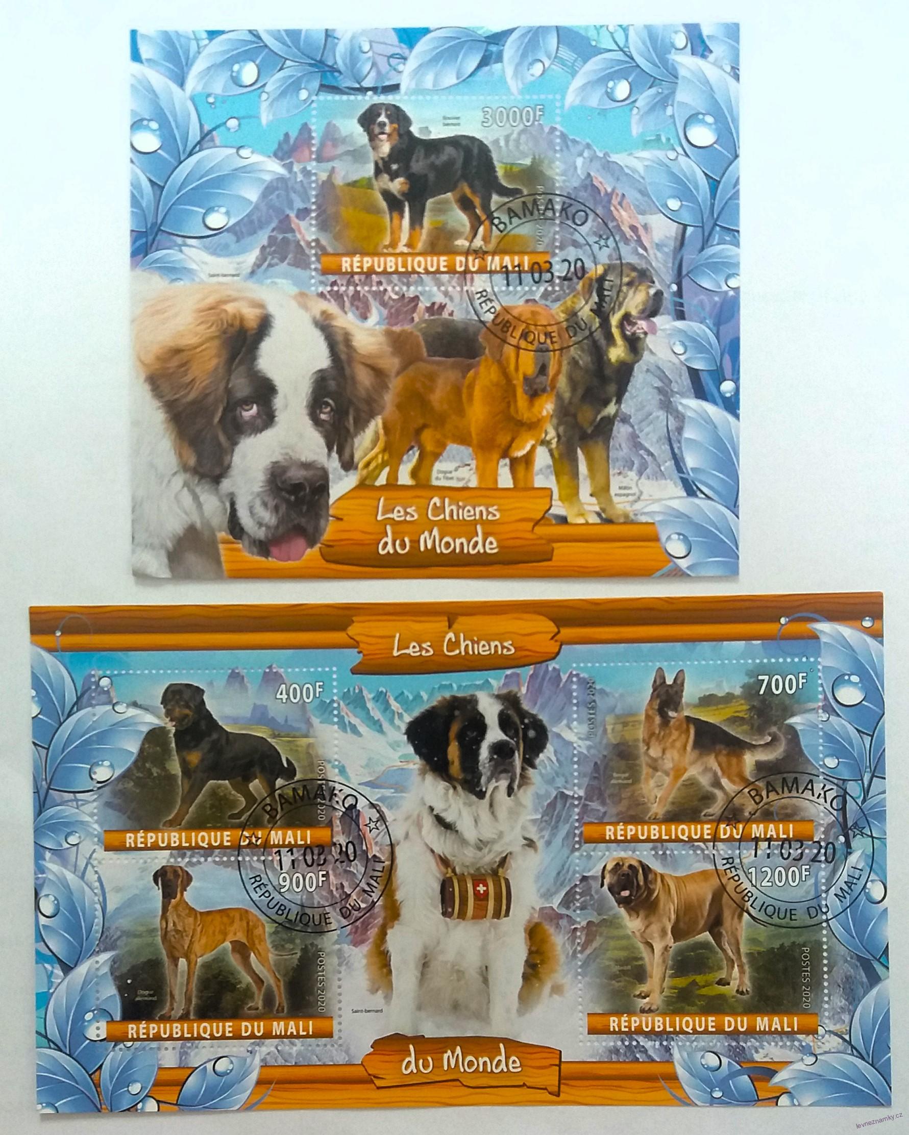 Sada aršíků Mali - psi