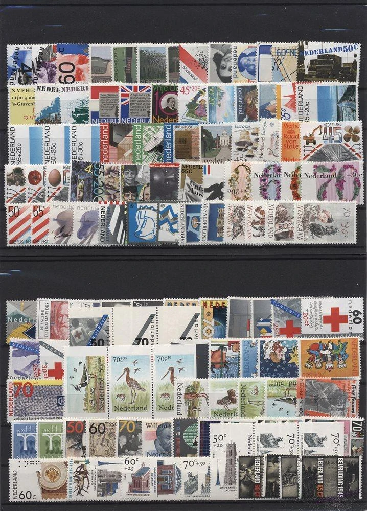 Sbírka známek - Nizozemsko 1980 - 2000 - čisté