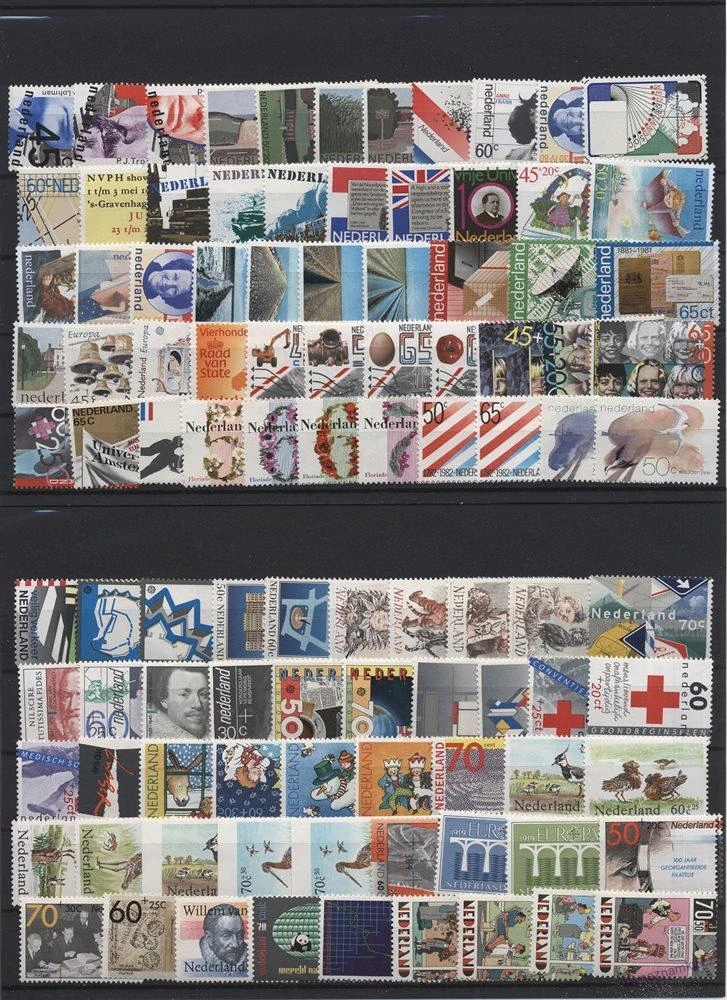 Sbírka známek - Nizozemsko 1980 - 2000 - čisté