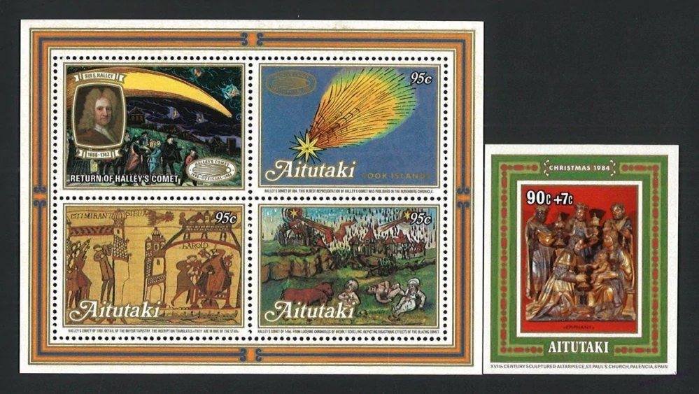 Aršíky známek - Aitutaki 1973 - 2010 - 20 ks - čisté