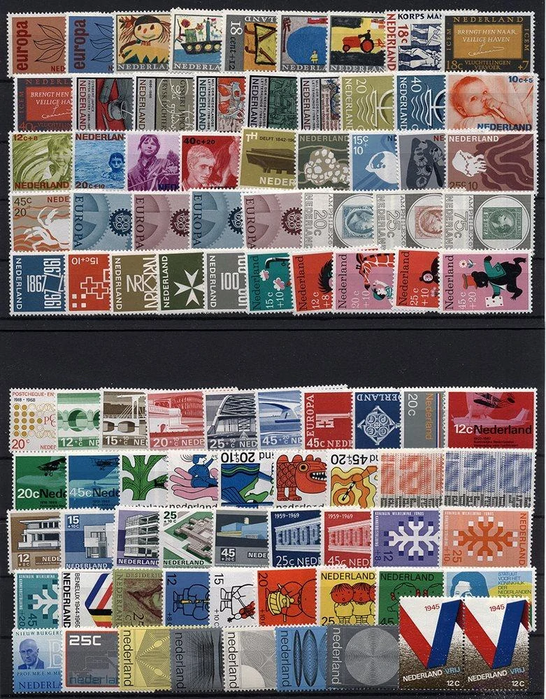 Sbírka známek - Nizozemsko 160 - 1980 - čisté