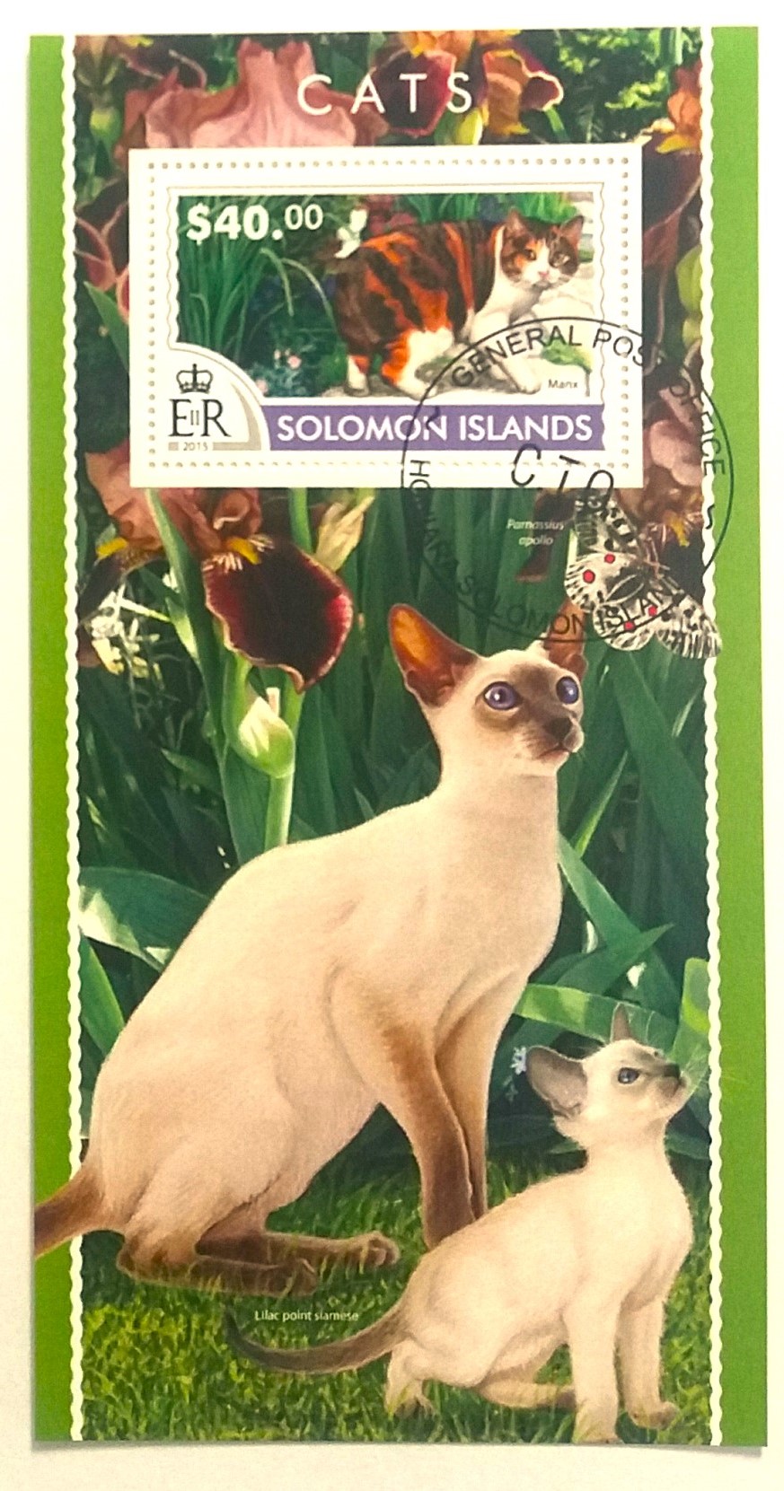Sada aršíků Solomon Islands - kočky