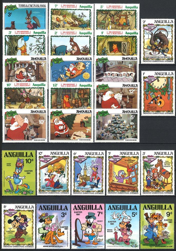 Balíček známek Disney - 115 ks - čisté