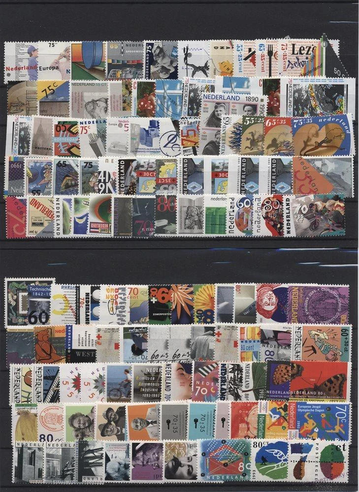 Sbírka známek - Nizozemsko 1980 - 2000 - čisté