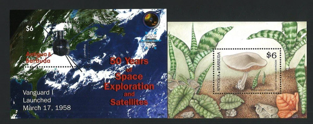 Aršíky známek - Antigua Barbuda 1973 - 2009 - 20 ks - čisté