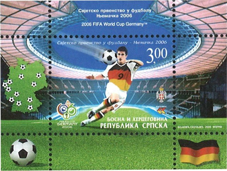 Aršíky známek - Srbsko - 1999-2006 - 20 ks - čisté
