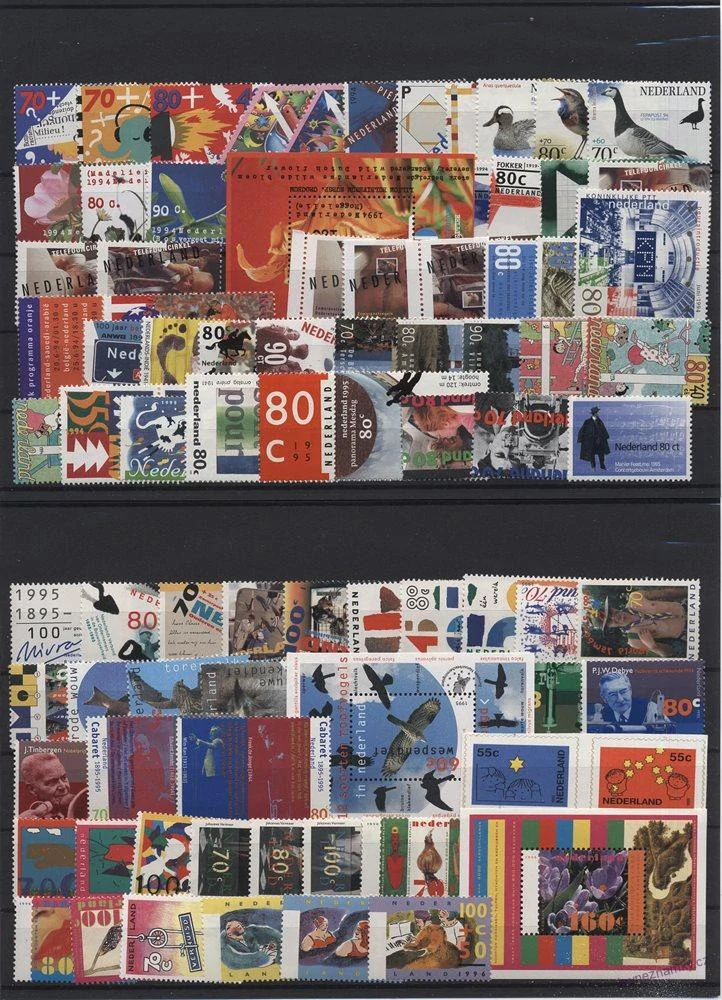 Sbírka známek - Nizozemsko 1980 - 2000 - čisté