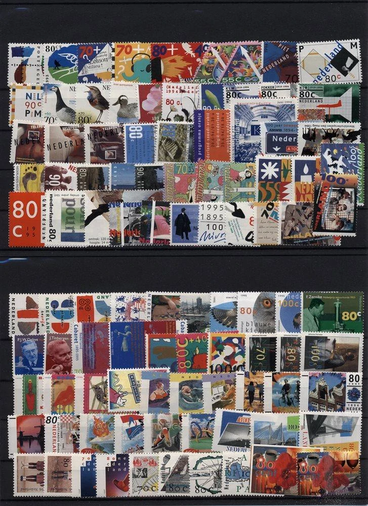 Sbírka známek - Nizozemsko 1980 - 2000 - čisté