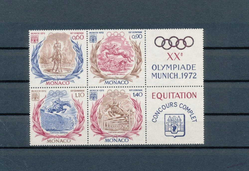 Sbírka známek - Monako 1960 - 1980 - čisté