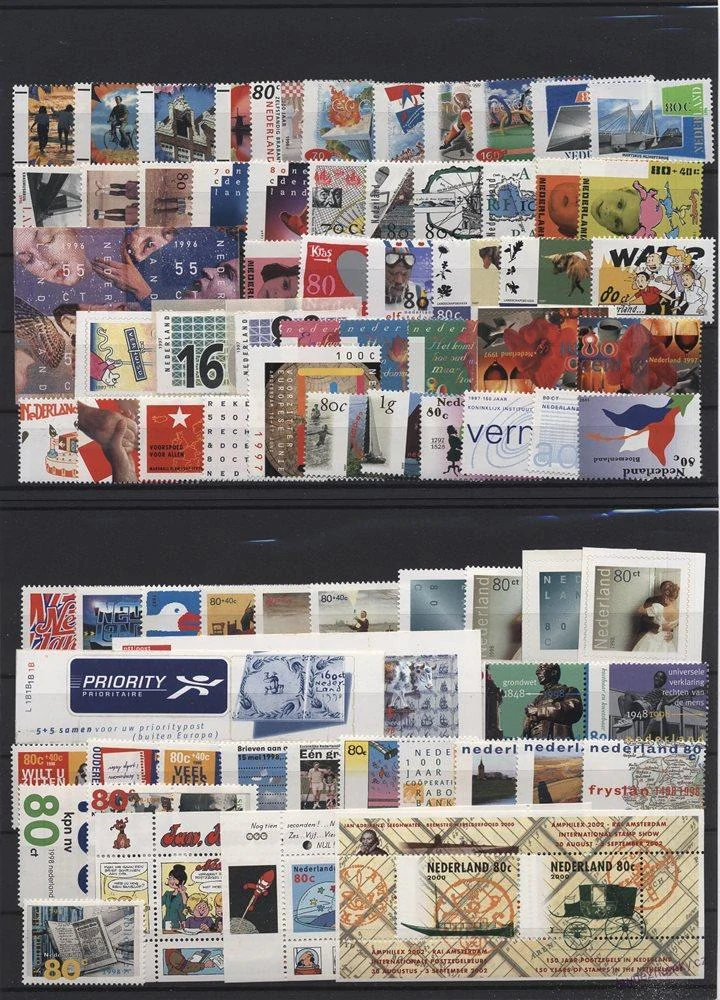 Sbírka známek - Nizozemsko 1980 - 2000 - čisté