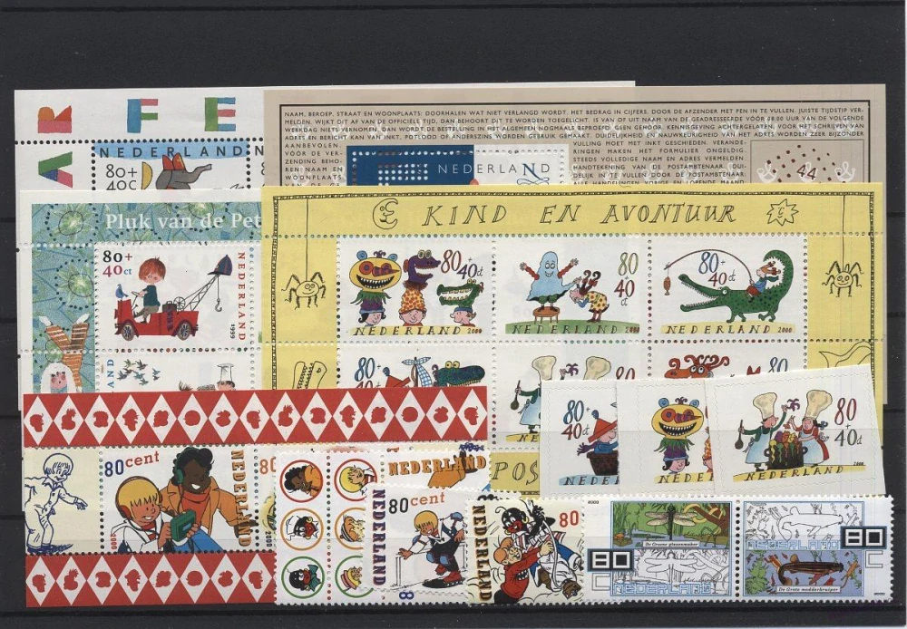 Sbírka známek - Nizozemsko 1980 - 2000 - čisté