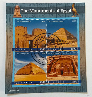 Aršík - Liberia - památné stavby Egypta
