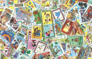 Balíček známek - Walt Disney - 200 ks