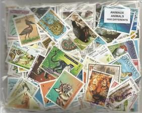 Balíček známek - Fauna mix - 1000 ks