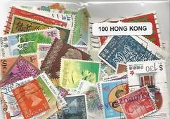 Balíček známek - Hongkong - 100 ks