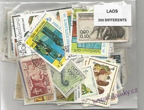 Balíček známek - Laos - 200 ks